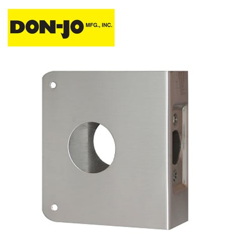 Don-Jo – 5-S-CW – Wrap Around – 4.5″ Height – 2-3/8″ Backset / Satin Stainless Steel