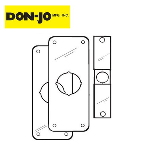 Don-Jo – RPK-109-630 – Mortise Remodeler Kit #109 – Stainless Steel