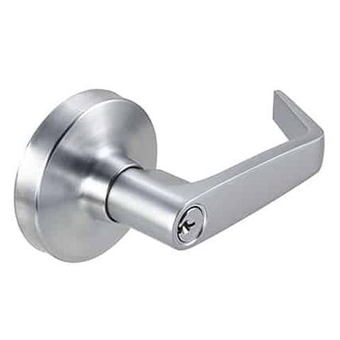Dorex – 8570 FH C26D Medium-Duty Exit Device Lever Trim / Classroom Function / Satin Chrome