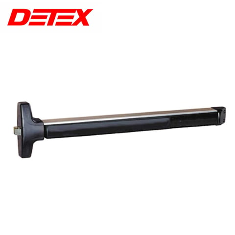 Detex – V40 – 48″ Rim Exit Device / 628 Brushed Aluminum Finish