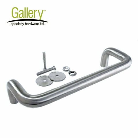 Gallery Specialty Hardware – Offset Door Pull / 1″ x 12” C-C C/W 2” DIA Roses / C32D / GSH-1181-2