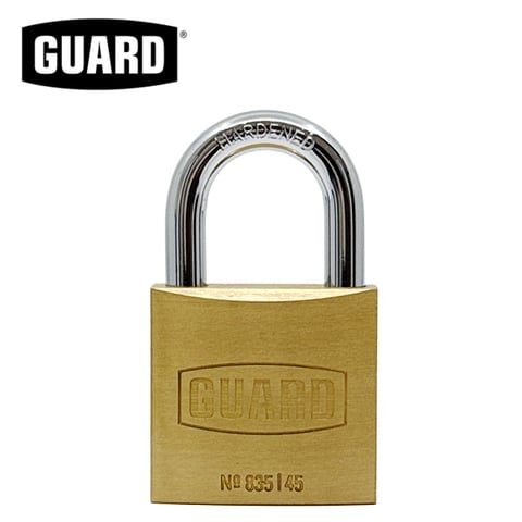 GUARD – 835 – 1-3/4″ Brass Padlock (45mm) – KA101