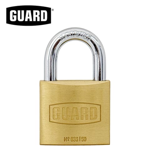 GUARD – 836 – 2″ Brass Padlock (50mm) – KA104