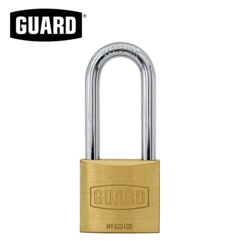 GUARD – 836L – 2″ Brass Padlock (50mm) – KA103