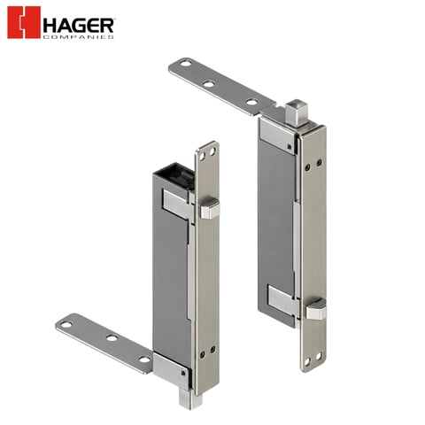 Hager – 291D – Automatic Flush Bolt Set for Wood Covered Composite Doors / US32D / REV 1