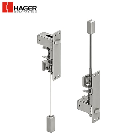 Hager – 292D – Automatic Flush Bolt Set for Metal Doors / US32D / REV 1