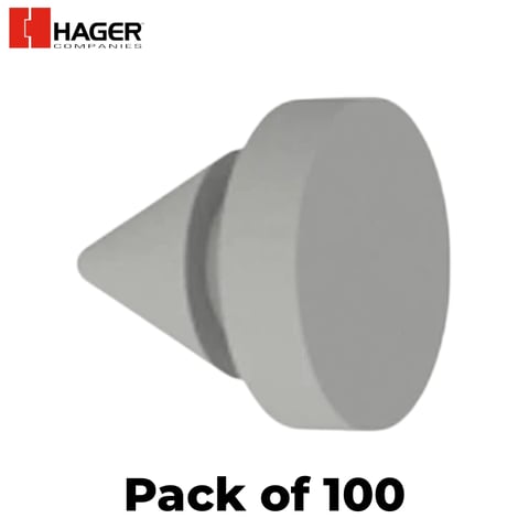 Hager – 307D – Metal Door Silencer – Pack of 100