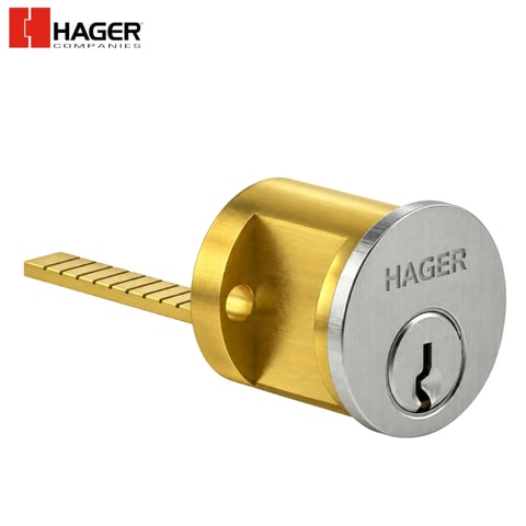 Hager – 3901 Fixed Rim Cylinder / US26D / 6PCYL / SCC / KD