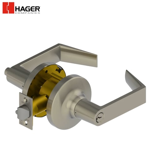 Hager – 3450 – 2-3/4” Lever / Grade 1 Cylindrical / Office (F82A) / 26D / Withnell / SCC / KD / ASA