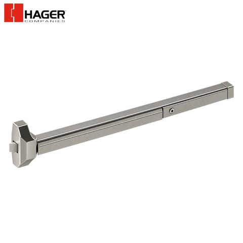 Hager – 4701 FIRE RATED RIM 48” / 4700 Series / ALM / Push Bar Exit Device – Grade 1 / EO / REV 2