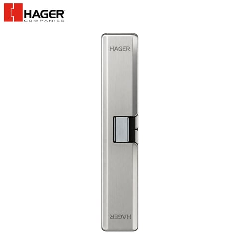 Hager – 2945 Surface-Mounted Electric Rim Strike / Dual Voltage 12/24VDC / US32D