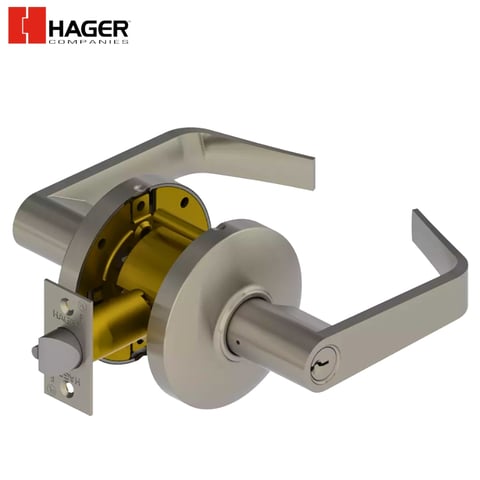Hager – 3570 – 2-3/4” Lever / Classroom (F84) / US26D / Withnell / SCC / KD / ASA / REV1
