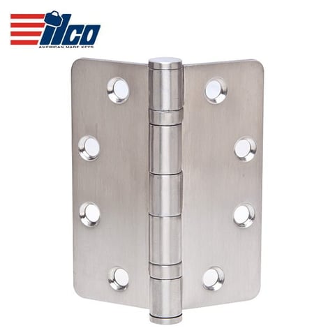 KABA ILCO – Butt Hinges 4.5″ X 4″ X .134″ (114.3mm X 101.6mm X 3.4mm) / Clear (32D) Finish