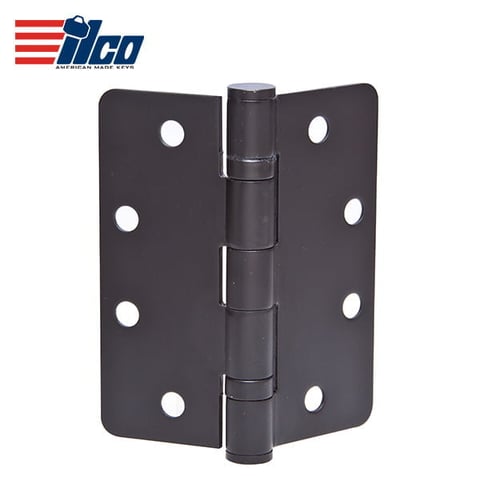 KABA ILCO – Butt Hinges 4.5″ X 4″ X .134″ (114.3mm X 101.6mm X 3.4mm) / Dark Bronze (DU) Finish