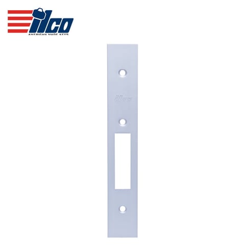 ILCO – Hookbolt Faceplate – Flat/Bevel/Radius/Radius with Weather Strip – Finish: Clear/Duronotic Dark Bronze/Black