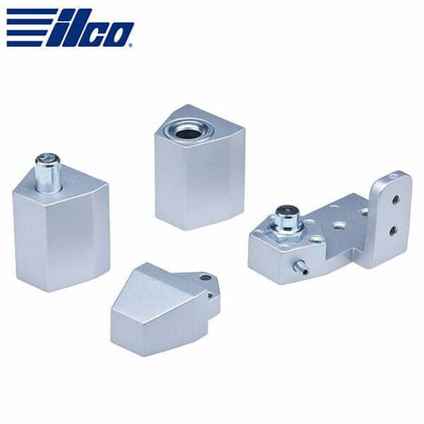 ILCO – 1/8″ Recessed Pivots Set / Left Hand / Clear