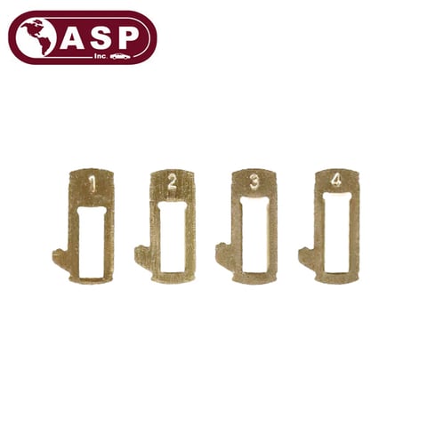 ASP – Kia HY15 / 8-Cut – Keying Tumbler Kit Refill Tumbler #1 – #4 (Pack of 25)
