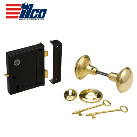 ILCO – Rim Lockset – Keyway 2B – Vertical / Horizontal