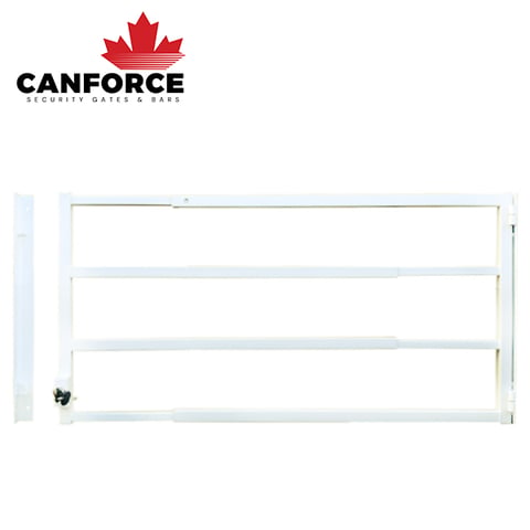 CANFORCE – Extendable Security Window Guard – 4-Bars – Height 16″- Extendable Width