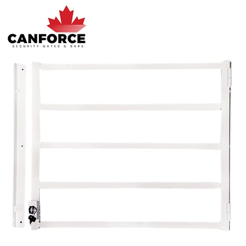 CANFORCE – Extendable Security Window Guard – 5-Bars – Height 21″- Extendable Width