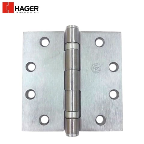 Hager – ECBB1100 – Full Mortise Ball Bearing Hinge / 4-1/2” x 4-1/2” / US26D