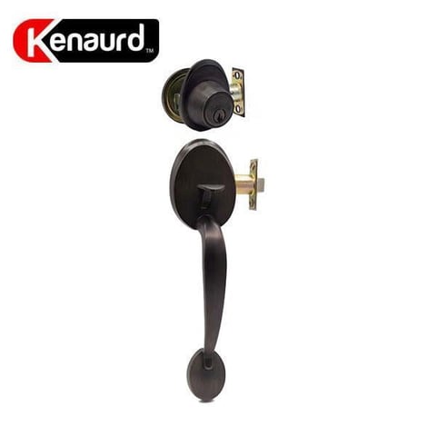Kenaurd -Premium Design Handle Lockset – Oil Rubbed Bronze