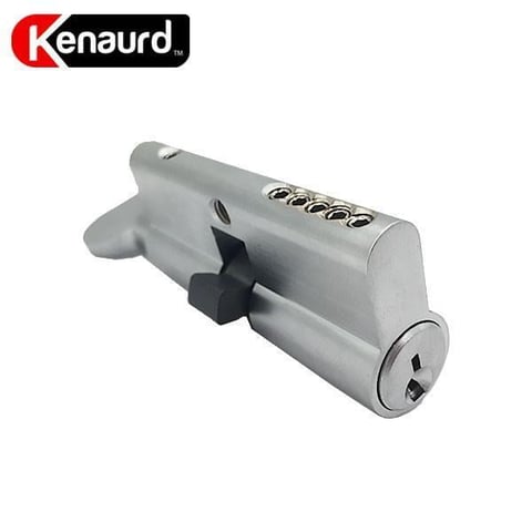 Kenaurd Profile Cylinder – Single Sided – Thumb Turn – 26D – Satin Chrome – SC1 (70mm)