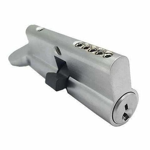 Profile Cylinder / Single Sided / Thumb Turn / 26D / Satin Chrome / SC1 (3-12″ 90mm)