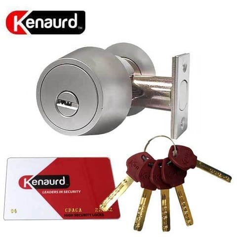 Kenaurd High Security – Deadbolt – 26D – Satin Chrome – Grade 1