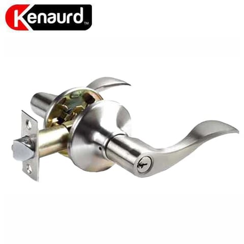 Kenaurd Premium Design Entrance Lever Set – SC1 – Grade 3 – Satin Nickel