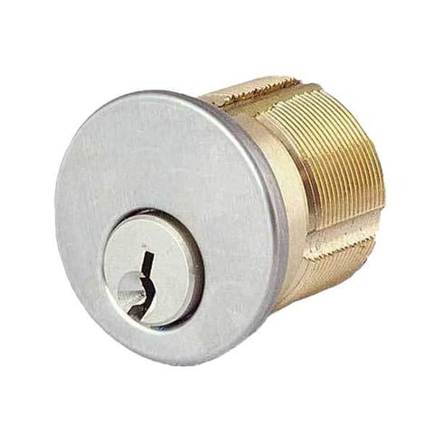 Premium Mortise Cylinder – 1-1/8″ – 26D – Satin Chrome – SC1