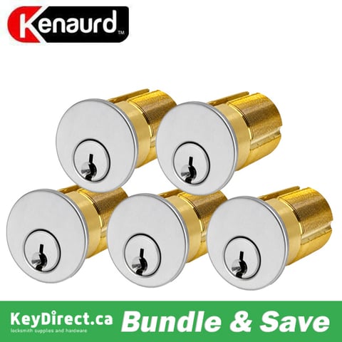 Pack of 5 | Kenaurad Premium Mortise Cylinder – 2″- SC1