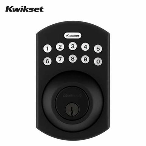 Kwikset – 264 Traditional Electronic Deadbolt / Keypad (Iron Black)