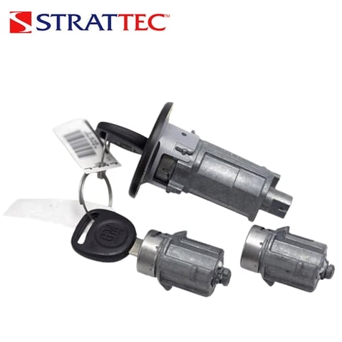 Strattec – 2005-2013 GM Circle Plus / Ignition and Door Lock Set / Coded / 7024637