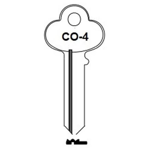 ILCO 1001EA / CO4  CORBIN Key Blank / 6 PIN