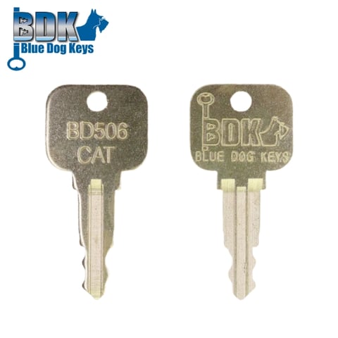 BlueDogKeys – BD506 – Equipment Caterpillar Blank Key