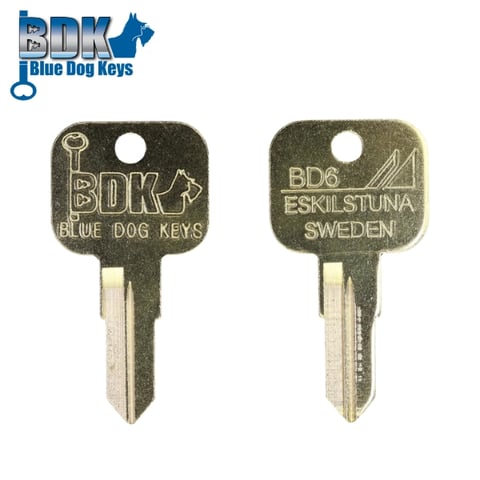 BlueDogKeys – BD6 – Mobella 800 Codes Southco Blank Key
