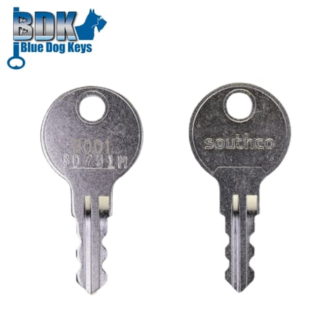 BlueDogKeys – BD741N – Southco R001 Blank Key