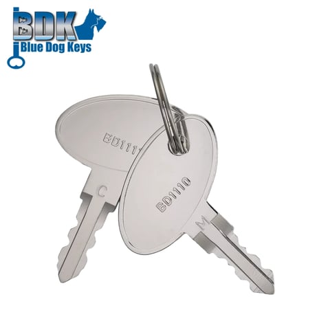 BlueDogKeys – BDBAUMK – Bauer Double Sided Master / Change Key Set