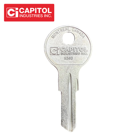 Capitol – N54G Dominion Lock, Fort Metal Key Blank