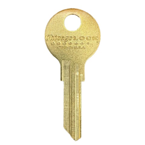 CompX – DK-101H Chicago Lock / Steelcase Furniture Key Blank / Brass