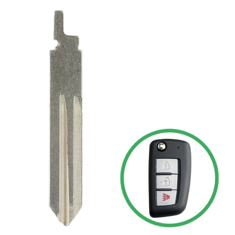 2014-2020 Nissan / DA34 / Flip Key Blade (Aftermarket)