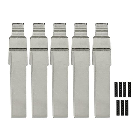 5-Pack VAG HU66 Flip Key Blade w/ Roll Pins