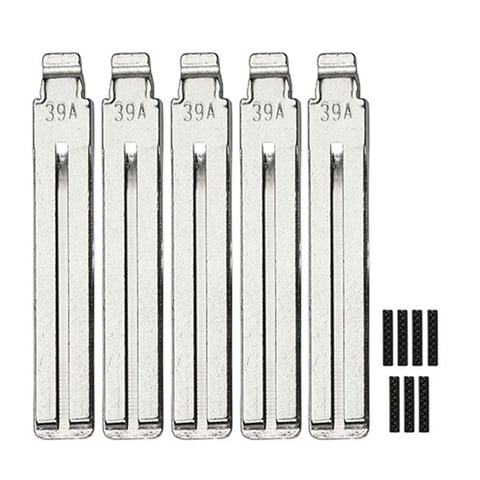 5-Pack Toyota TOY48 Flip Key Blade w/ Roll Pins for OEM Remotes