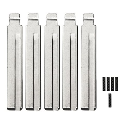 5-Pack Hyundai HYN17RT Flip Key Blade w/ Roll Pins for OEM Remotes