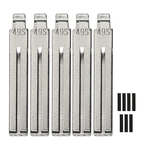 5-Pack Toyota TOY48 Flip Key Blade w/ Roll Pins for OEM Remotes