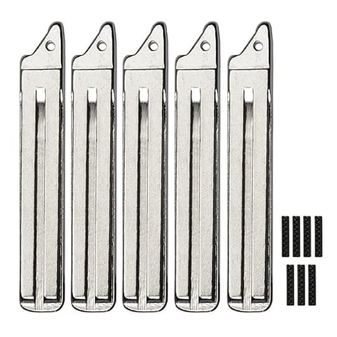 5-Pack Toyota TOY49T Flip Blade w/ Pins for OEM Remotes