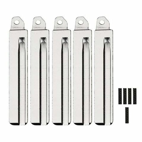 2017-2019 Hyundai Santa Fe / 5-Pack Hyundai Santa Fe HY18R Flip Key Blade w/ Roll Pins for OEM Remotes / PN: 81996-2W300