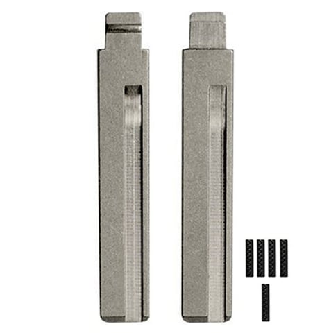 5-Pack Hyundai HYN17R Remote Flip Brass Blade w/ Roll Pins for OEM Remotes