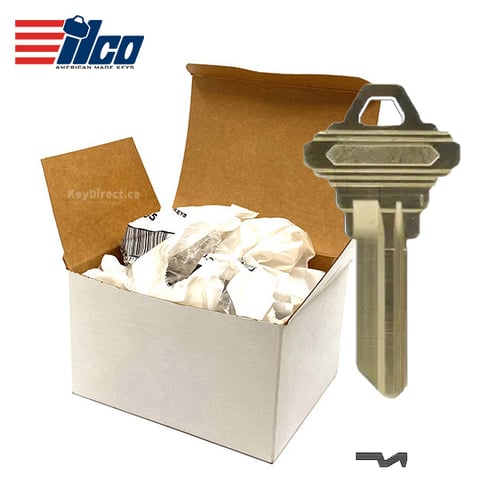 ILCO – 100-C NS Schlage Key Blank / 5-Pin / Nickel Silver / 250 Pack